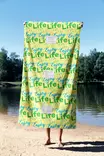 Strandhandduk Mijölnir Flerfärgad Mikrofilament 70% Polyester 30% Polyamid 90x150 cm - Handdukar - 8684282666097 - 4