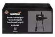 Mustang Tunngrill Kilgore för Kol - Justerbart kolgaller - Kolgrillar - 6410416303017 - 9