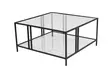 Soffbord Hanah Home Uranüs Svart Härdat Glas 80x40x80 cm - Soffbord - 8683742475057 - 3