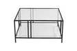 Soffbord Hanah Home Uranüs Svart Härdat Glas 80x40x80 cm - Soffbord - 8683742475057 - 1