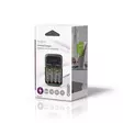 NiMH Batteriladdare AA / AAA | 1.2 / 9 V DC | 0.5 A A | Underhållsladdning | Euro / Typ-C (CEE 7/16) | Batteritypsenergi: AA / AAA / E-Block | Svart - Batteriladdare för uppladdningsbara batterier - 5412810328987 - 67