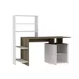 Skrivbord Hanah Home Melis Valnöt Spånskiva 146,3x73,8x60 cm - Skrivbord - 8681875796117 - 4