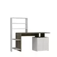 Skrivbord Hanah Home Melis Valnöt Spånskiva 146,3x73,8x60 cm - Skrivbord - 8681875796117 - 1