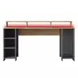 Skrivbord Hanah Home HA122 Valnöt Antracit Spånskiva 160x89,5x55 cm - Skrivbord - 8684282480907 - 1