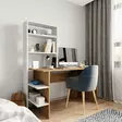 Skrivbord Hanah Home Aden Ek Vit Spånskiva 120x150x55 cm - Skrivbord - 8684283421077 - 3