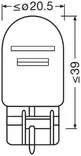 Ajovalopolttimo W21/5W - Strålkastare och glödlampor - 4062172396387 - 3