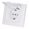 Pistorasia NORDIC 1-os uppo maadoitettu IP44 JL - Harju, roiskevesitiivis, jousiliittimet - Eluttag och strömbrytare - 6438140973207 - 1