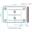PNI H1073A elektromagnetiskt dörrlås av stål med Fail Secure NC-nav - PNI produkter - 5949066513367 - 9