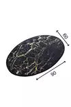 Matta Conceptum Goldes Oval DJT Flerfärgad Polyester 60x90 cm - Små mattor och gångmattor - 8681875899207 - 3