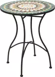Bistrobord med mosaikmönster, rund 60 cm - Trädgårdsbord - 8721037837767 - 1
