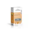 RJ45-kontakt | Hane | Solid FTP CAT5e | Rak | Nickelplaterad | 10 st. | Polycarbonate | Grå / Transparent | Låda - Dator och nätverk - 5412810289387 - 69