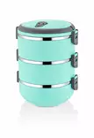 Matlåda Set Hermia Turkos Rostfritt Stål 3 Delar - Matlådor och matförvaringsbehållare - 8683342445887 - 1