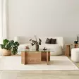 Soffbord Hanah Home Escape Safir Ek Härdat Glas Spånskiva 105x40x65 cm - Soffbord - 8683742112167 - 6