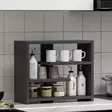 Vägghylla Hanah Home Gupse Antracit Spånskiva 48,6x40x21,4 cm - Vägghyllor - 8684282041627 - 5