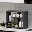 Vägghylla Hanah Home Gupse Antracit Spånskiva 48,6x40x21,4 cm - Vägghyllor - 8684282041627 - 7