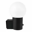 Vägglampa GLOBUS E27 PIR antracit / mörkgrå Led Energie - Sfärisk utomhusvägglampa med rörelsevakt - Vägg- och taklampor - 6418536040737 - 3