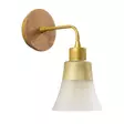 Vägglampa Opviq Foca Guld Järn Glas Hornbeam 13 x 28 cm - Tak- och vägglampor - 8681875576887 - 4