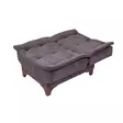 Bäddsoffa Atelier del Sofa Kelebek TKM1-1501 Antracit Tyg 190x85x90 cm - Soffor - 8682870916807 - 11