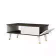 Soffbord Hanah Home Delux Valnöt Vit Spånskiva 90x42,4x45 cm - Soffbord - 8683342946247 - 4
