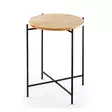 Soffbord Hanah Home Shb004 Svart Natur Trä Metall 46x56x46 cm - Soffbord - 8684282360667 - 1
