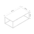 Soffbord Hanah Home Tiger Valnöt Spånskiva 120x42x60 cm - Soffbord - 8683742465607 - 7