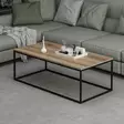Soffbord Hanah Home Tiger Valnöt Spånskiva 120x42x60 cm - Soffbord - 8683742465607 - 2