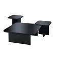 Soffbord Hanah Home Jazz Svart Spånskiva 80x30x80 cm 40x35x40 cm 40x40x40 cm - Soffbord - 8684282417217 - 1