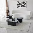 Soffbord Hanah Home Jazz Svart Spånskiva 80x30x80 cm 40x35x40 cm 40x40x40 cm - Soffbord - 8684282417217 - 2