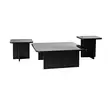Soffbord Hanah Home Jazz Svart Spånskiva 80x30x80 cm 40x35x40 cm 40x40x40 cm - Soffbord - 8684282417217 - 6