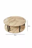 Soffbord Hanah Home Yin Yang 3 70 Ek MDF 70x38 cm - Soffbord - 8684283349067 - 7