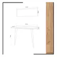 Sideboard Hanah Home Banevento Ek Spånskiva 80x84x32 cm - Sidobord och extrabord - 8681875078497 - 5