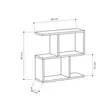 Soffbord Hanah Home Homemania Travertine Spånskiva Travertine 60x60x20 cm - Soffbord - 8684283438907 - 5