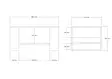 Soffbord Hanah Home Iris Travertin Spånskiva 80x40x50 cm - Soffbord - 8684283030897 - 6