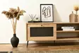 TV-bänk Hanah Home Wire 180 Ek Spånskiva 180x55x41 cm - TV-bänkar - 8684282533207 - 3