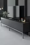 TV-bänk Hanah Home Lord Antracit Silver Spånskiva 180x47x30 cm - TV-bänkar - 8684282483977 - 4