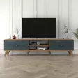 TV-bänk Hanah Home Chalcedony Valnöt Spånskiva 180x44x35 cm - TV-bänkar - 8681875184327 - 2