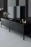 TV-bänk Hanah Home Lord Svart Spånskiva 180x47x30 cm - TV-bänkar - 8684282484257 - 4