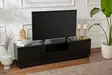 TV-bänk Nordure Vanguard Wood Black Spånskiva 160x42x29,5 cm - TV-bänkar - 8684283112067 - 2
