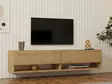 TV-bänk Hanah Home Arges Safir Ek Spånskiva 141x31x30 cm - TV-bänkar - 8683342398077 - 2