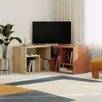 TV-bänk Hanah Home Glis Safir Ek Kanel Spånskiva 145x44,8x35 cm - TV-bänkar - 8684283503117 - 3