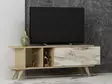 TV-bänk Hanah Home Liberty Sapphire Ek Marmormönster Spånskiva 120x30x45 cm - TV-bänkar - 8683742102267 - 3