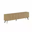 TV-bänk Hanah Home Dune Ek Spånskiva 180x50x29,6 cm - TV-bänkar - 8683743263417 - 1