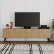 TV-bänk Hanah Home Dune Ek Spånskiva 180x50x29,6 cm - TV-bänkar - 8683743263417 - 2