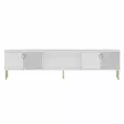 TV-bänk Hanah Home Paye Vit Spånskiva 180x45x30 cm - TV-bänkar - 8684283800827 - 1