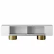TV-bänk Hanah Home Bohem Vit Guld Spånskiva 180x50x30 cm - TV-bänkar - 8684283557127 - 7