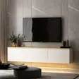 TV-bänk Hanah Home Neon White Vit Ek Spånskiva 160x35x32 cm - TV-bänkar - 8683743316137 - 6