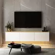 TV-bänk Hanah Home Neon White Vit Ek Spånskiva 160x35x32 cm - TV-bänkar - 8683743316137 - 7