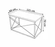 Skrivbord Hanah Home Work Valnöt Spånskiva 121x72x60 cm - Skrivbord - 8683342740227 - 4