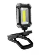 Arbetsbelysning uppladdningsbar 5W COB LED 500lm klämma 360° 1200mAh Berg - Smidig klämlampa med roterande huvud - Uppladdningsbara arbetslampor - 6418536040287 - 1