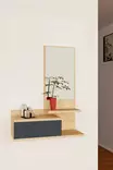 Hallmöbel Hanah Home Rozella Ek Antracit Spånskiva 60x90x31,3 cm - Möbler - 8681875705317 - 2